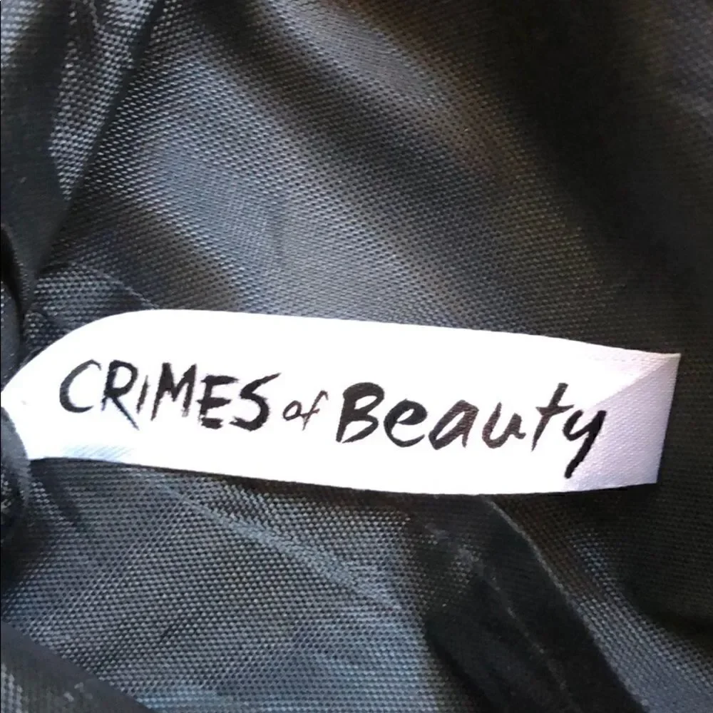 💄Crimes of Beauty Glam AF faux leather wristlet💄